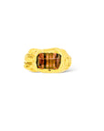 Rosewood Tourmaline Melt ring