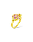 Barbie pink and orange Sea Foam ring