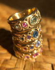 5 Sapphire 1/2 Cigar band