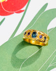 5 Sapphire 1/2 Cigar band