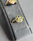 Sapphire Bloom Ring - Teal Montanas