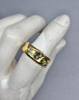 Multi stone various settings 5 Sapphire 1/2 Cigar band