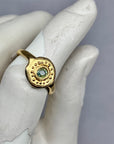 Sun Ra Green sapphire ring