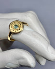 Sun Ra Green sapphire ring