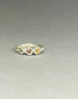 Sapphire trio rings