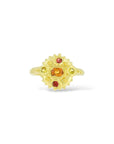 Sapphire Sunset Bloom ring