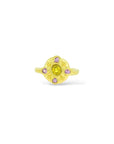 Sapphire Bloom ring Pink and Yellow