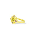 Sapphire Bloom ring Pink and Yellow