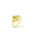 Sapphire Bloom ring Pink and Yellow