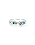 Multi stone 'Story' rings