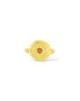 Sun Ra sapphire Pinky rings - gold vermeil