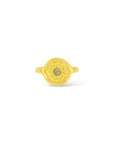 Sun Ra sapphire Pinky rings - gold vermeil