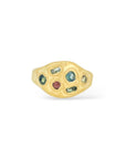 6 sapphire Emblema ring
