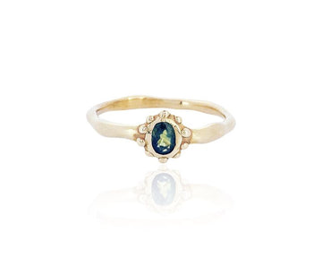 Green Anemone Ring