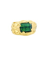 Dark Green Tourmaline ring