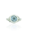 Aquamarine sea foam ring