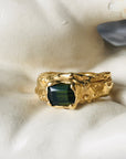 Forest Green Tourmaline ring