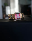 9ct Tourmaline + Sapphires Medici Ring