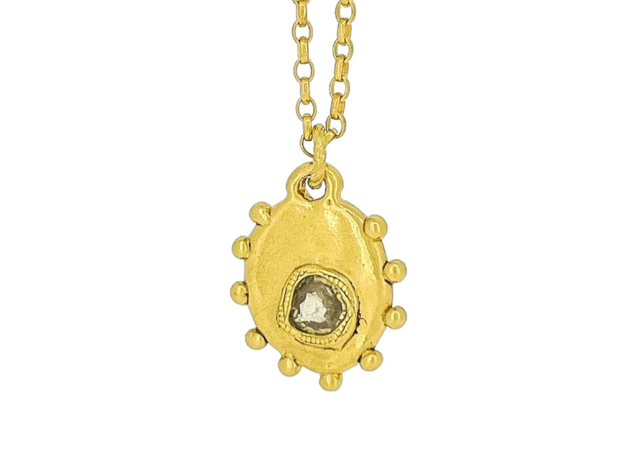 Hilda pendant - Lemon sapphire