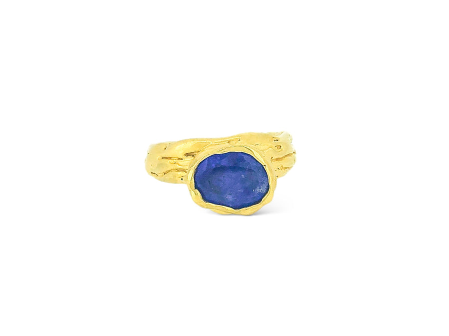 Tanzanite melt ring