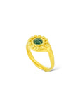 Sun Ra Green sapphire ring (small)