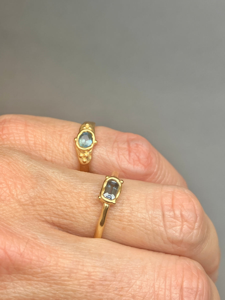 Blue Sapphire Pinky ring