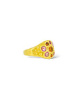 Pink and Orange 9 stone Emblema ring