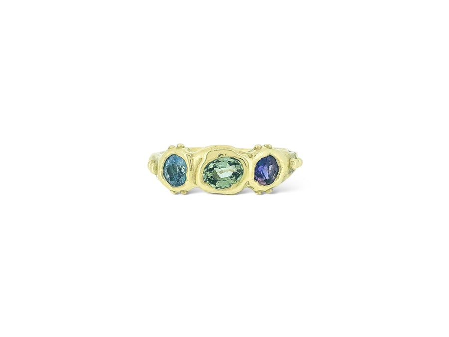 9ct Winza, Madagascan, and Montana Sapphires
