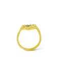 Sun Ra Green sapphire ring (small)