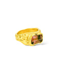 Rosewood Tourmaline Melt ring