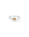 Butterscotch yellow Sapphire Pinky ring