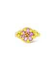 Barbie pink and orange Sea Foam ring