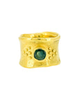 #8 Ocean Green sapphire Full Cigar band