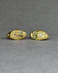 Ouroboros snake stud Earrings
