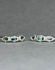NEW Stoned Hoop Earrings