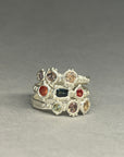 Sapphire trio rings