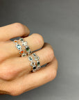 Multi stone 'Story' rings