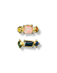 Trio Rings - Tourmaline + Sapphire