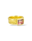 Pink melon Tourmaline 1/2 Cigar band