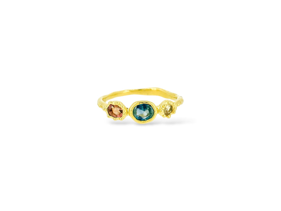 Sweet Trios Skinny band - blue/peach/lemon