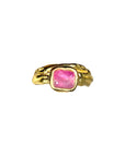 Pink Tourmaline Melt ring