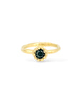 Black Sapphire Pinky ring