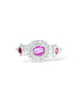 Rose Pink and red Revival Ring