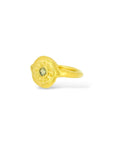 Sun Ra sapphire Pinky rings - gold vermeil