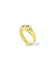 Seam Signet - sea blue/greens + peach