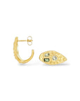 Ouroboros snake stud Earrings
