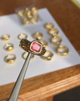 Pink Tourmaline Melt ring
