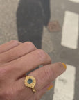 Sun Ra Green sapphire ring