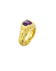 Plum Tourmaline ring