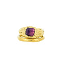 Plum Tourmaline ring